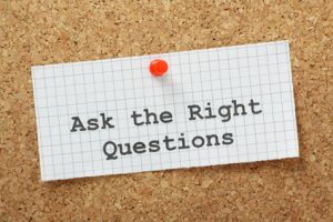 Ask The Right Questions in real estate
